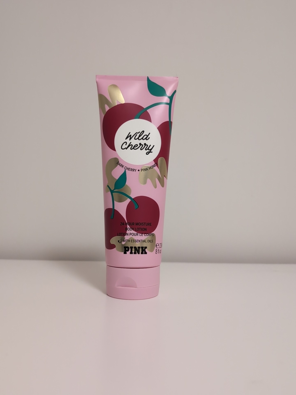 Discontinued Vintage PINK Victoria's Secret Wild Cherry Moisturizing Body Lotion